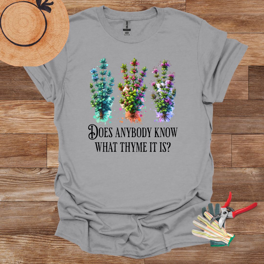 Does anybody know what thyme it is?