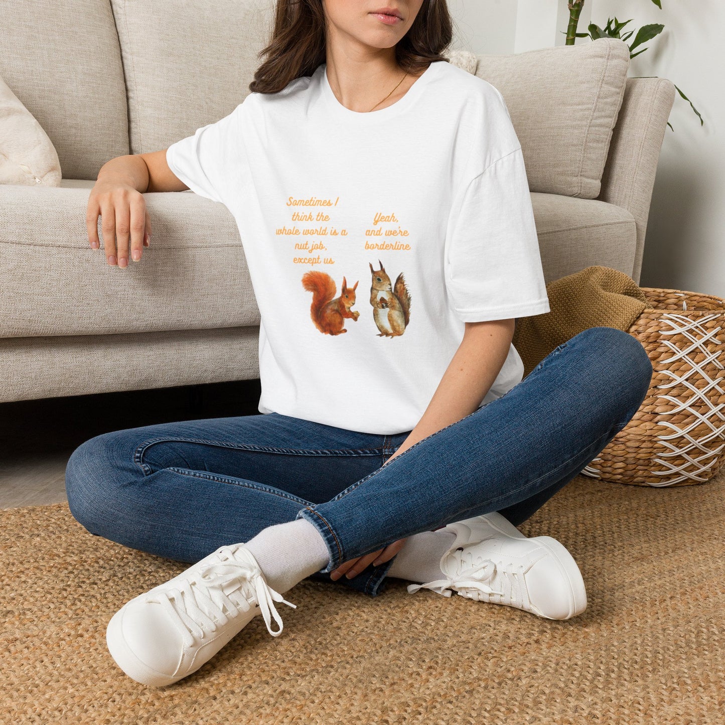 Squirrel Friends – Cute Squirrel Graphic T-Shirt for Gardeners & Nature Lovers