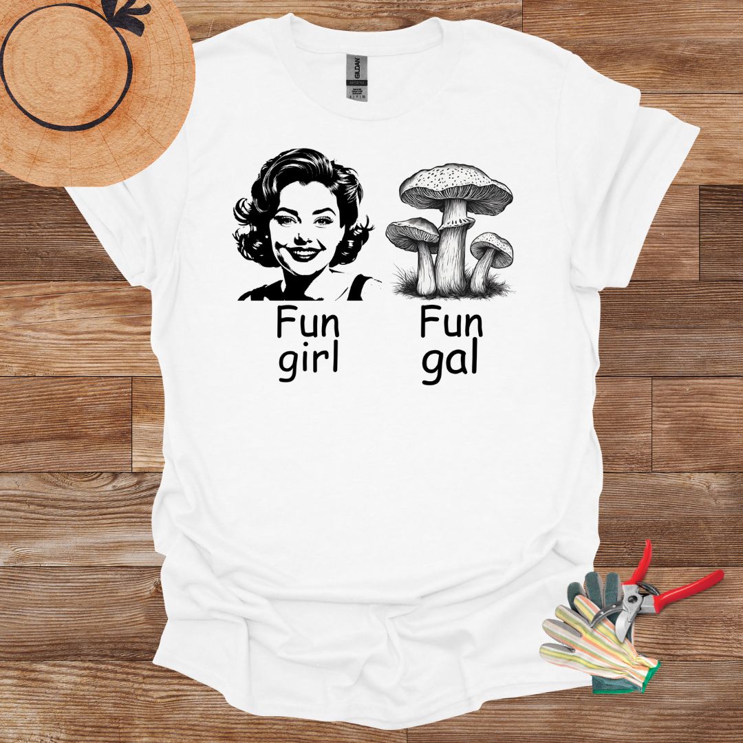 Fun Girl Fungal Unisex Softstyle T-Shirt