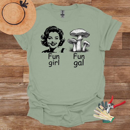 Fun Girl Fungal Unisex Softstyle T-Shirt